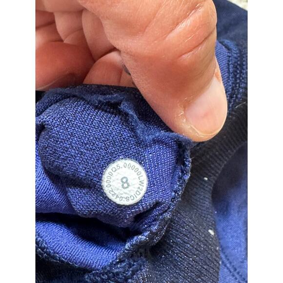 LULULEMON Racerback SPORTS BRA, size women's 8, Royal Blue - Picture 3 of 6